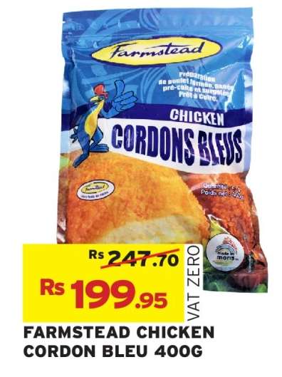 FARMSTEAD CHICKEN CORDON BLEU 400G