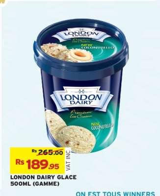 LONDON DAIRY GLACE 500ML (GAMME)