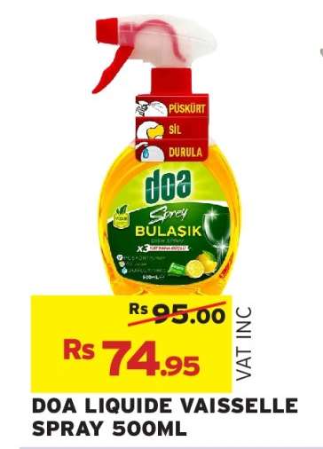 DOA LIQUIDE VAISSELLE SPRAY 500ML
