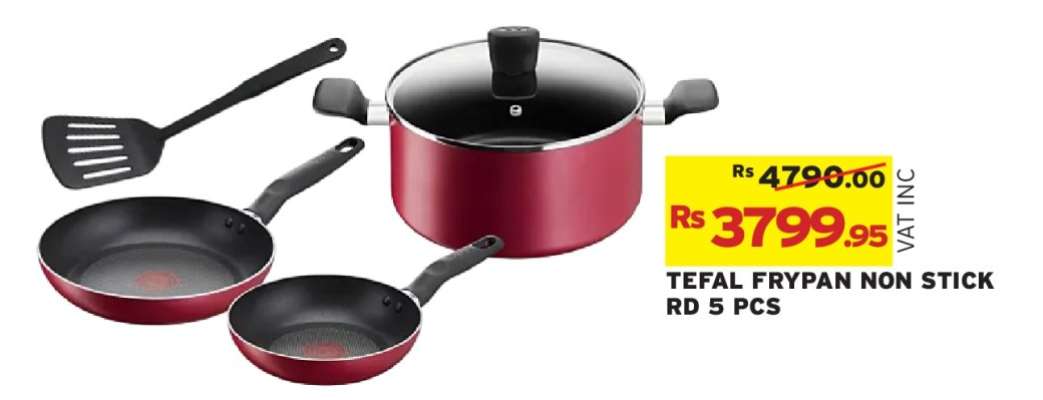 TEFAL FRYPAN NON STICK RD 5 PCS