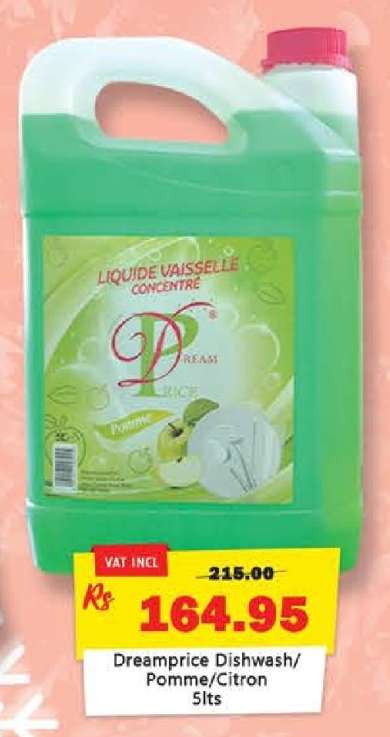 Dreamprice Dishwash Pomme/Citron 5L