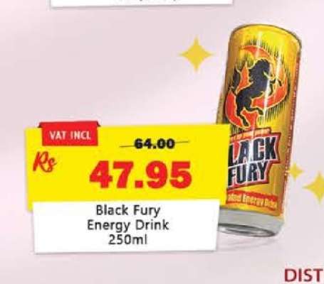 BLACK FURY ENERGY DRINK 250ML