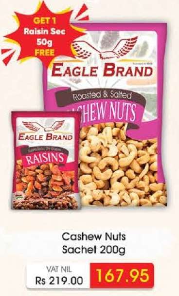 Cashew Nuts Sachet 200g