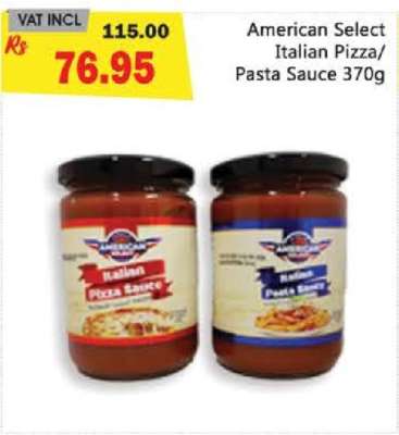 American Select Italian Pizza/Pasta Sauce 370g