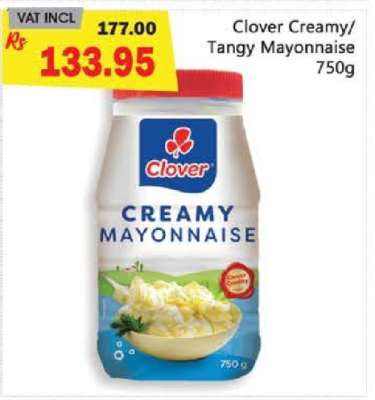 Clover Creamy/Tangy Mayonnaise 750g