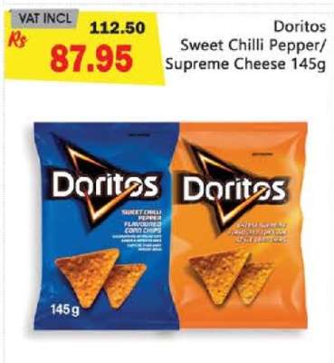 Doritos Sweet Chilli Pepper/Supreme Cheese 145g