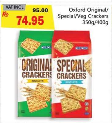 Oxford Original/Special/Veg Crackers