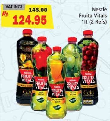 Nestle Fruita Vitals 1lt (2 Refs)