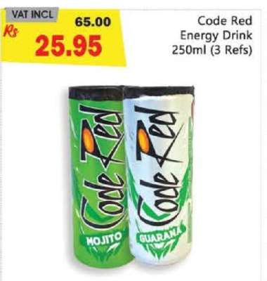 Code Red Energy Drink 250ml (3 Refs)