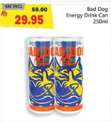 Bad Dog Energy Drink Can 250ml