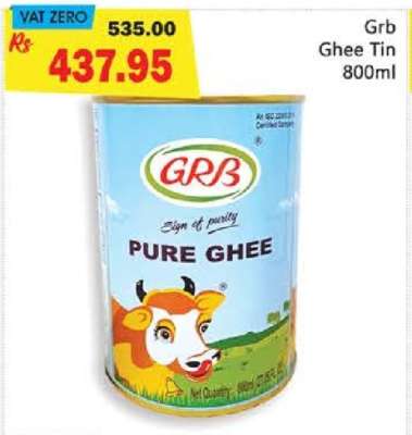 GRB Ghee Tin 800ml