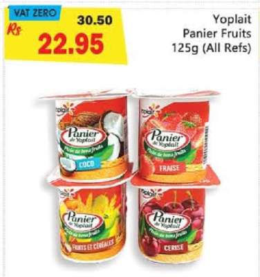 Yoplait Panier Fruits 125g (All Refs)