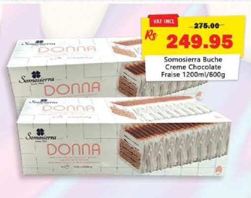 Somosierra Buche Creme Chocolate Fraise