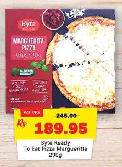 Byte Ready to Eat Pizza Margueritta 290g