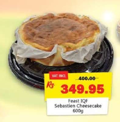 Feast IQF Sebastien Cheesecake 600g