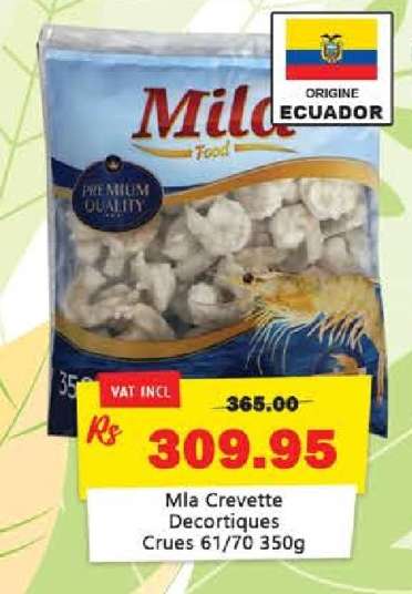 Mla Crevette Decortiques Crues 61/70 350g