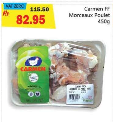 Carmen FF Morceaux Poulet 450g