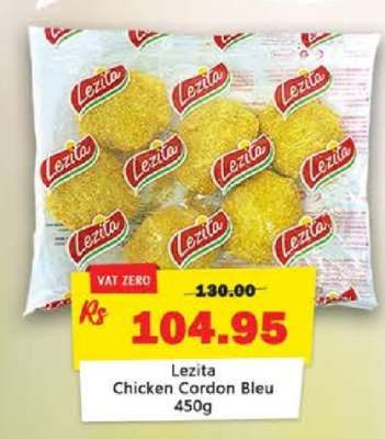 Lezita Chicken Cordon Bleu 450g