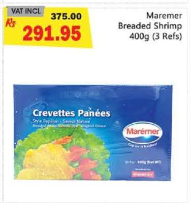 Maremer Breaded Shrimp 400g (3 Refs)