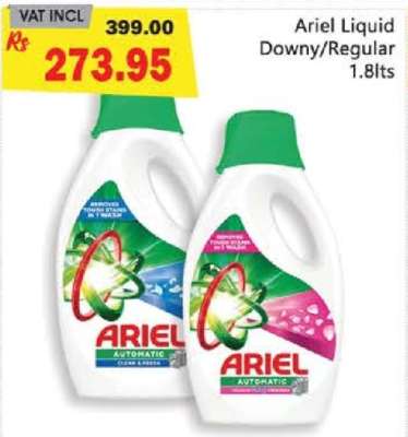 Ariel Liquid Downy/Regular 1.8lts