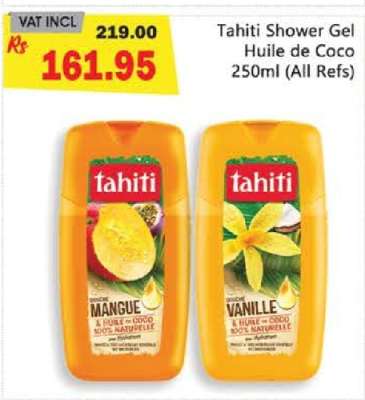 Tahiti Shower Gel Huile de Coco 250ml (All Refs)