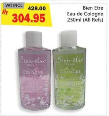 Bien Etre Eau de Cologne 250ml (All Refs)