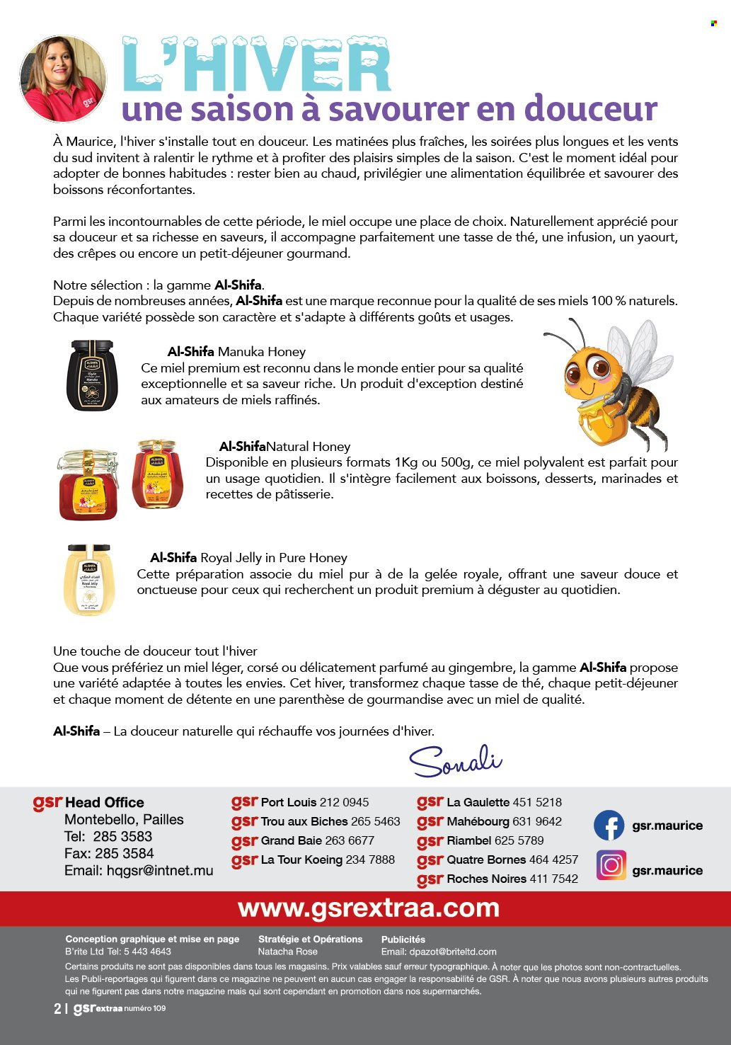 Catalogue GSR - 22/07/2026 - 16/08/2026. Page 2