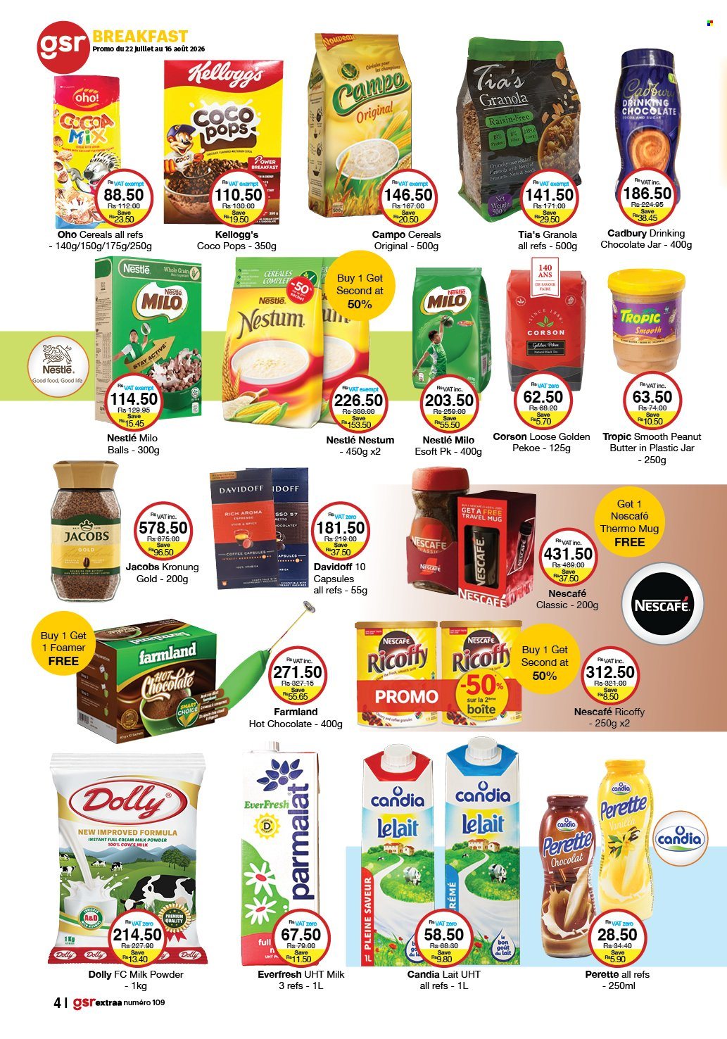 Catalogue GSR - 22/07/2026 - 16/08/2026. Page 4