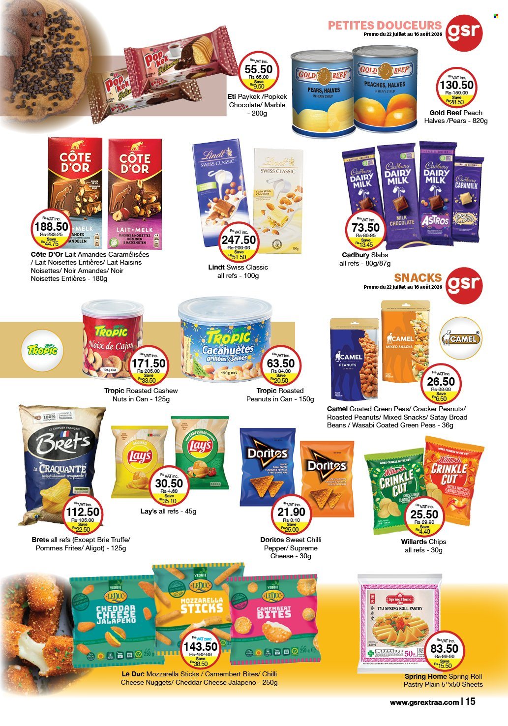 Catalogue GSR - 22/07/2026 - 16/08/2026. Page 15