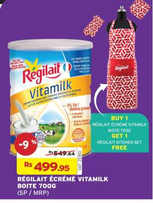 Regilait Ecreme Vitamilk Boite 700g