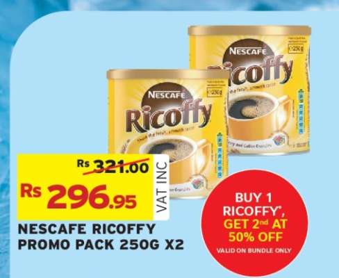 NESCAFE RICOFFY PROMO PACK 250G X2