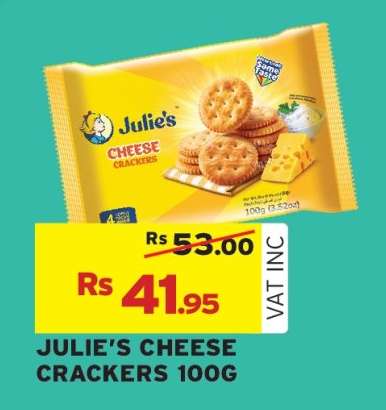 Julie's Cheese Crackers 100g