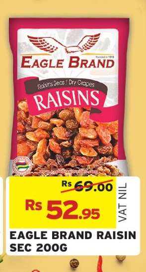 Eagle Brand Raisin Sec 200g
