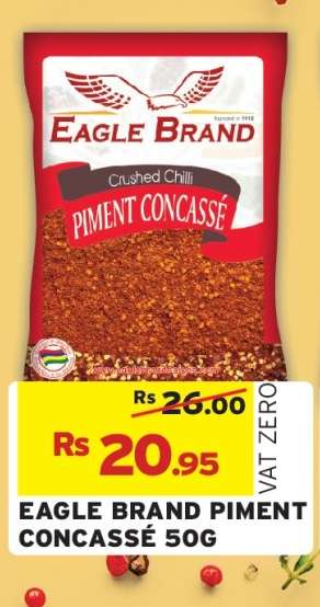 EAGLE BRAND PIMENT CONCASSÉ 50G