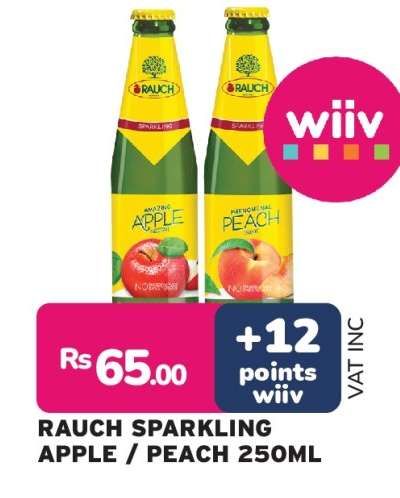 RAUCH SPARKLING APPLE / PEACH 250ML