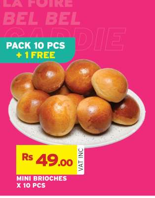 MINI BRIOCHES X 10 PCS