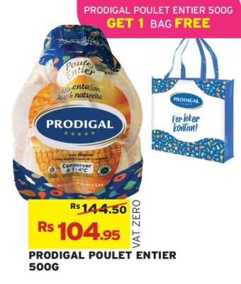 PRODIGAL POULET ENTIER 500G
