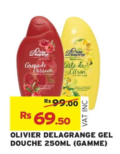 OLIVIER DELAGRANGE GEL DOUCHE 250ML (GAMME)