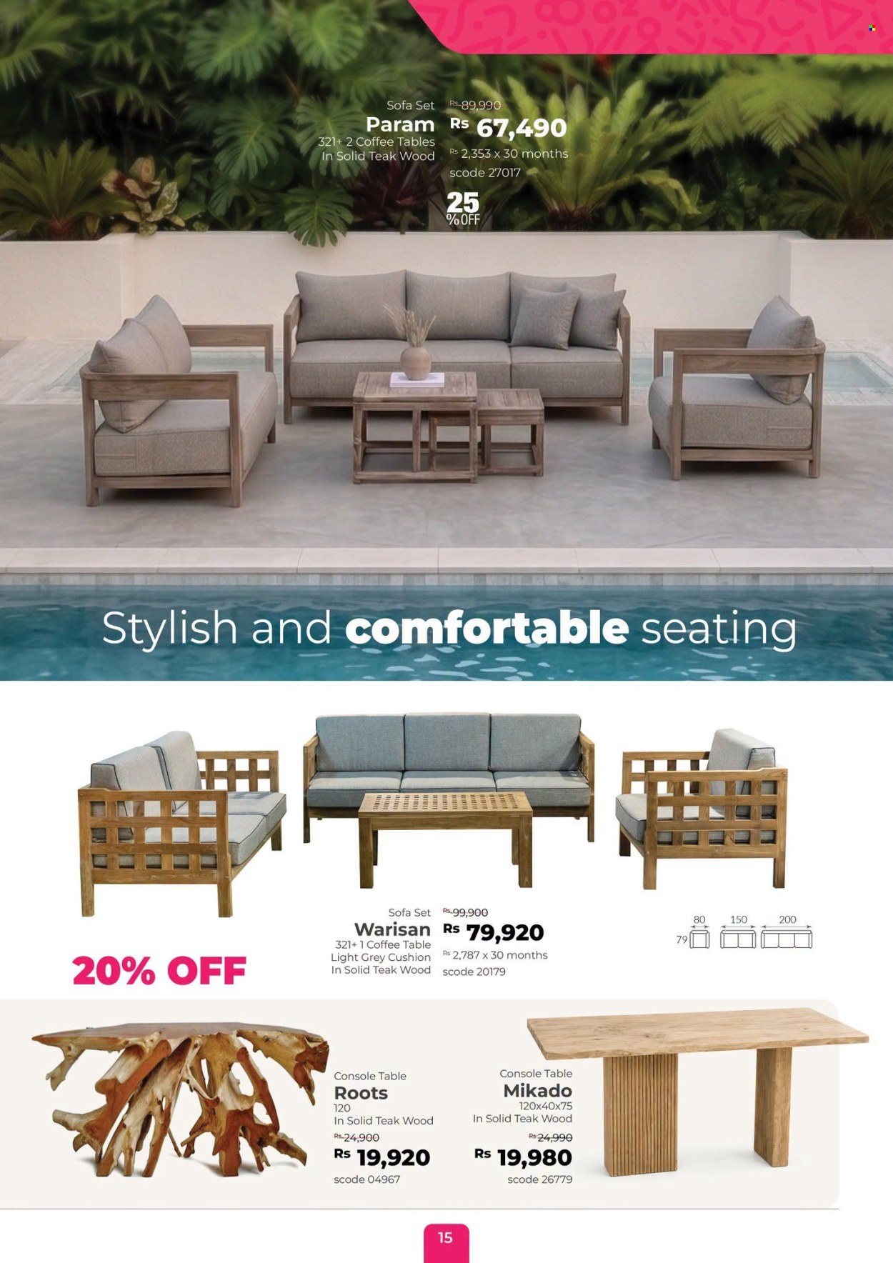 Catalogue Teak World - 24/07/2026 - 31/08/2026. Page 16