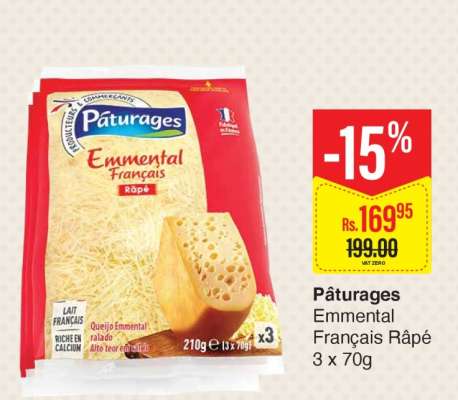 Pâturages Emmental Français Râpé