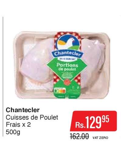 Chantecler Cuisses de Poulet Frais x 2