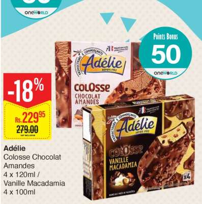 Adélie Colosse Chocolat Amandes