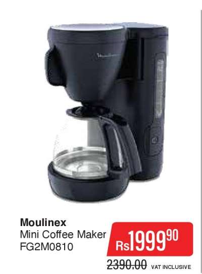 Moulinex Mini Coffee Maker FG2M0810
