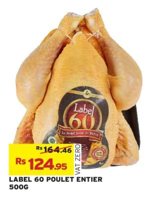LABEL 60 POULET ENTIER