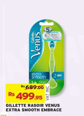 GILLETTE RASOIR VENUS EXTRA SMOOTH EMBRACE