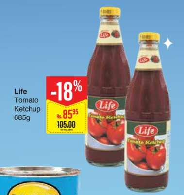 LIFE TOMATO KETCHUP