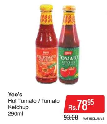 Yeo’s Hot Tomato / Tomato Ketchup