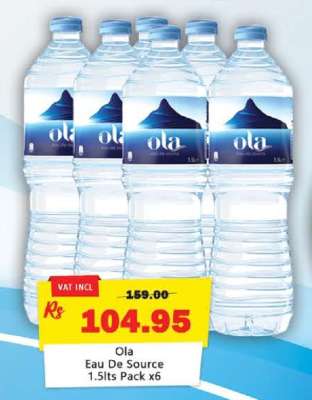 Ola Eau De Source 1.5lts Pack x6
