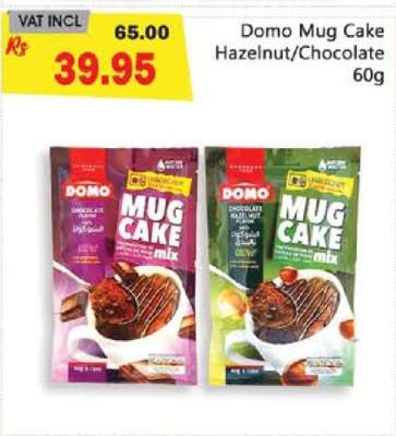 Domo Mug Cake Hazelnut/Chocolate 60g