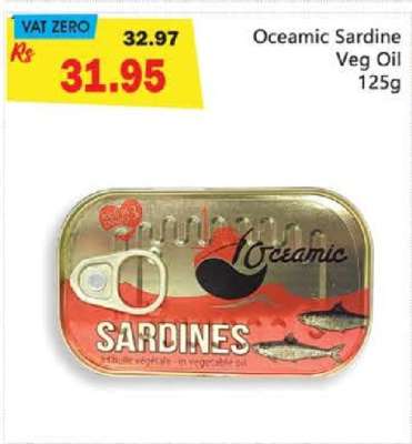 Oceanic Sardine Veg Oil 125g